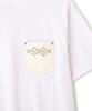 Schott Leather Pocket Diamond Studs T-Shirt, Men's, Size M, 030, White, 782-4234002