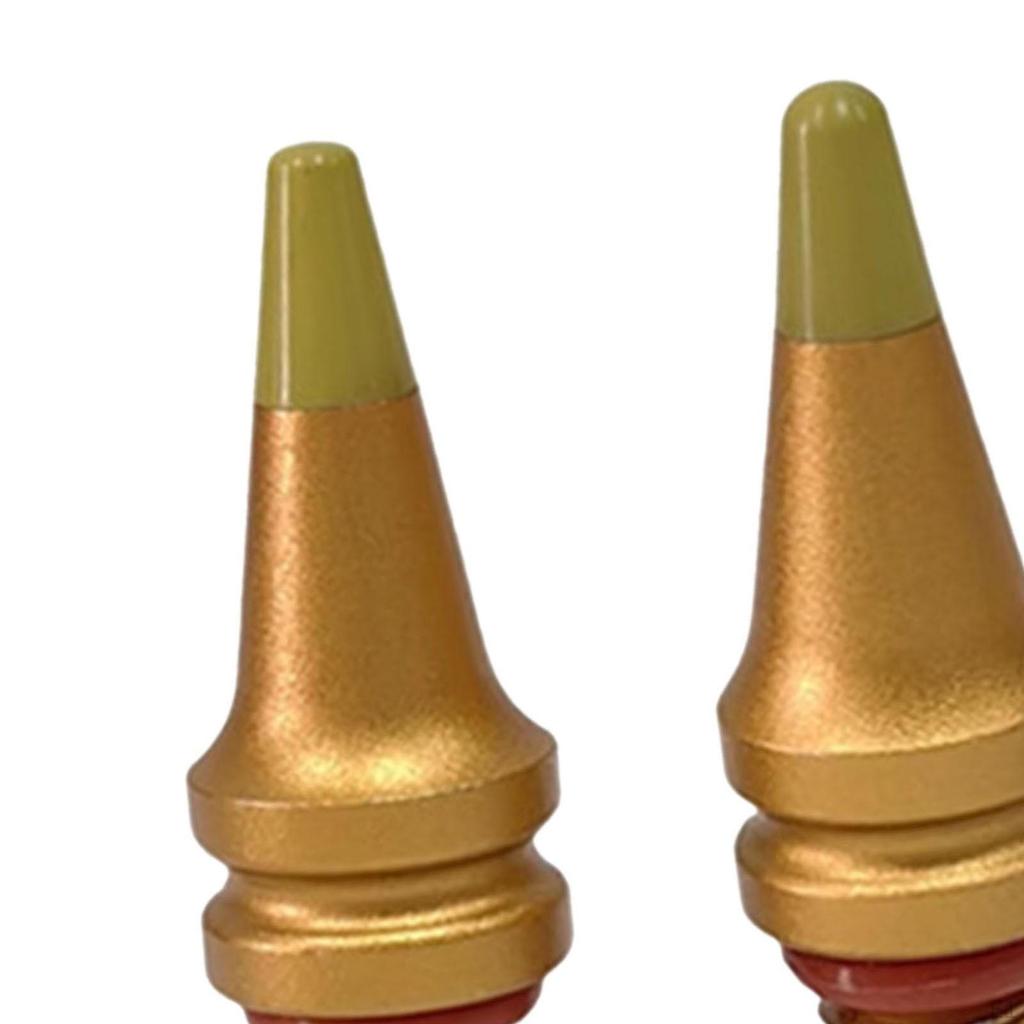 2Pcs Car Body Dent Removal Knockdown Tips Down Pen Tools Aluminum Alloy Repalcement Heads for DIY