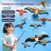 20*12cm Plastic Eagle Kite DIY Toy Flying Bird Kites Large Eagle Kites  Garden Outdoor Sports