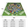 Inazuma Eleven Video Game Sports Game  Blanket Soft Warm Flannel Throw Blanket Bedding for Bed Living Room Picnic Home Couch