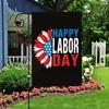 Labor Day Garden Ag Patriotic Sunower Grunge Style Black USA Yard Outdoor RRM IIX SSL
