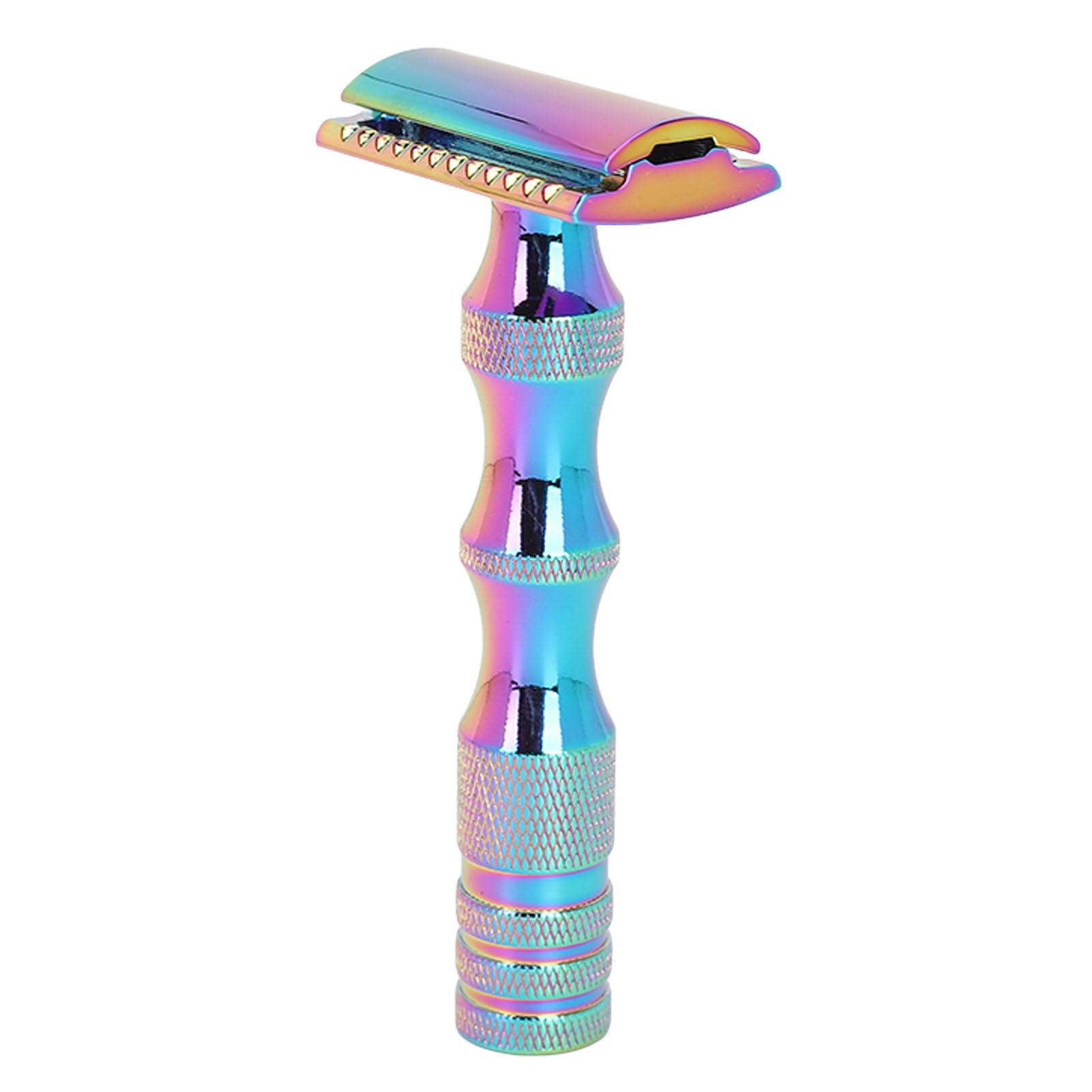 

Безопасный триммер с двойной кромкой, моющаяся металлическая ручная машинка для тонкой резки, ручка для домашнего салона