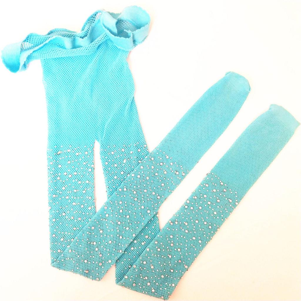 Rhinestone Fishnet Toddler Socks: Fashionable European & American Style