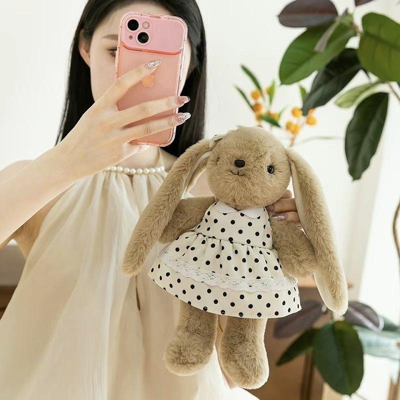 Jucărie de pluș Annie Iepuraș Kawaii Adorabil Pufoasă Animal de pluș Iepuraș Pernă de îmbrățișat