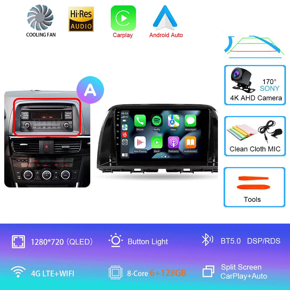 Android 14 Car Radio For Mazda CX5 CX-5 CX 5 2012 - 2015 Multimedia Video Player Navigation stereo GPS No 2din 2 din dvd
