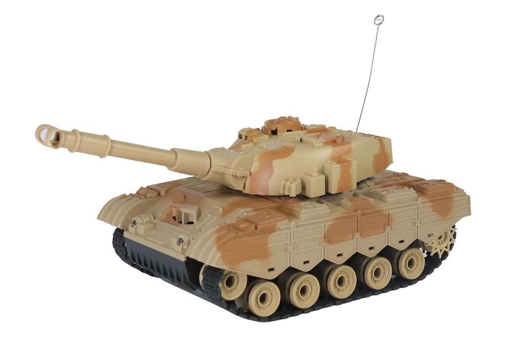 Doyusha Caterpillar-Driven R/C World Tanks 27MHz Desert Type Tank, Electric Radio Control, 14482