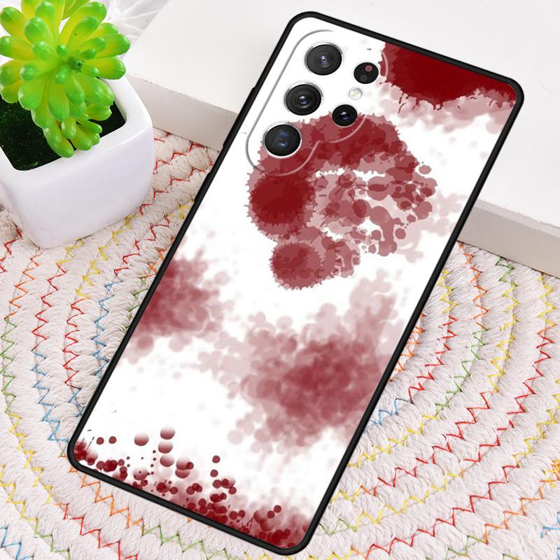 HALLOWEEN BLOODY SPLATTER Silicone Phone Case For Samsung Galaxy Note 10 Pro S26 S25 S24 S23 S22 S21 Plus S25Ultra Capa Cover