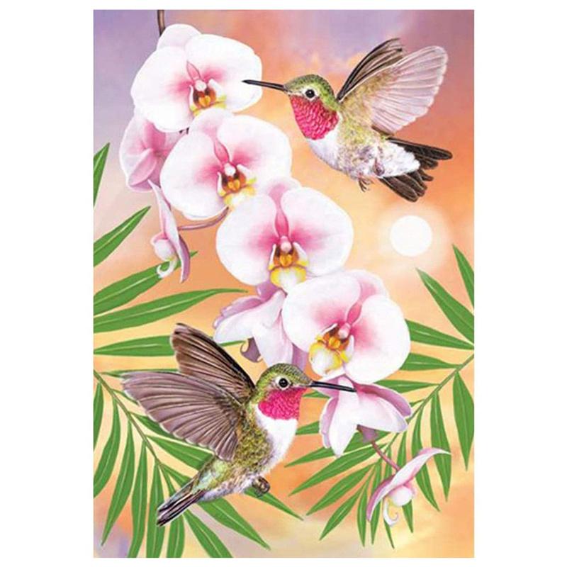 5D DIY Diamond Painting Pretty Butterfly Flower Art Diamond Embroidery Cross Stitch Kit Full Rhinestone Mosaic Home Decor