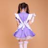 Lingerie  Cosplay Costume Women Headwear Apron Fake Collar Bowknot Dress