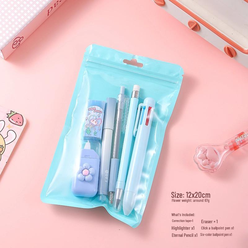 Gradient Color Mini Stationery Set for Junior and Senior High School Students