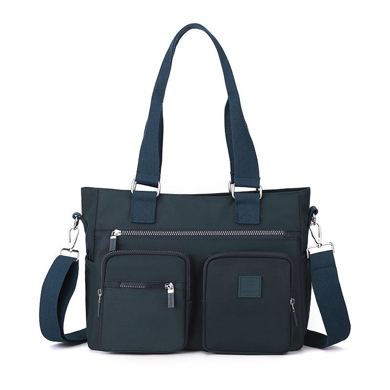 Skulderveske Dame Nylon Crossbody Bag Stor kapasitet Mors veske