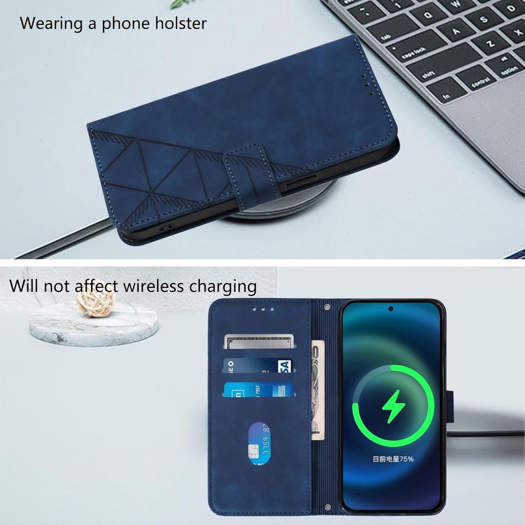 Flip Case for Poco X7 Pro 5G Faux Leather Wallet Holster with Cards Holder Kickstand Magnetic Closure Shockproof Folio Protect Cover for Xiaomi Poco