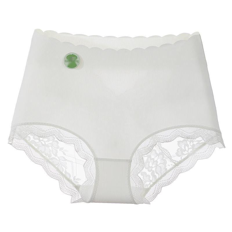 

«Кружевное бесшовное нижнее белье Ice Silk с высокой талией для женщин» XL (80-115 lbs)