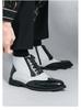 Men's High-Top Leather Pointed Toe Boots - Formal Casual Large Size Fashionable Short Martin Boots for Autumn.
