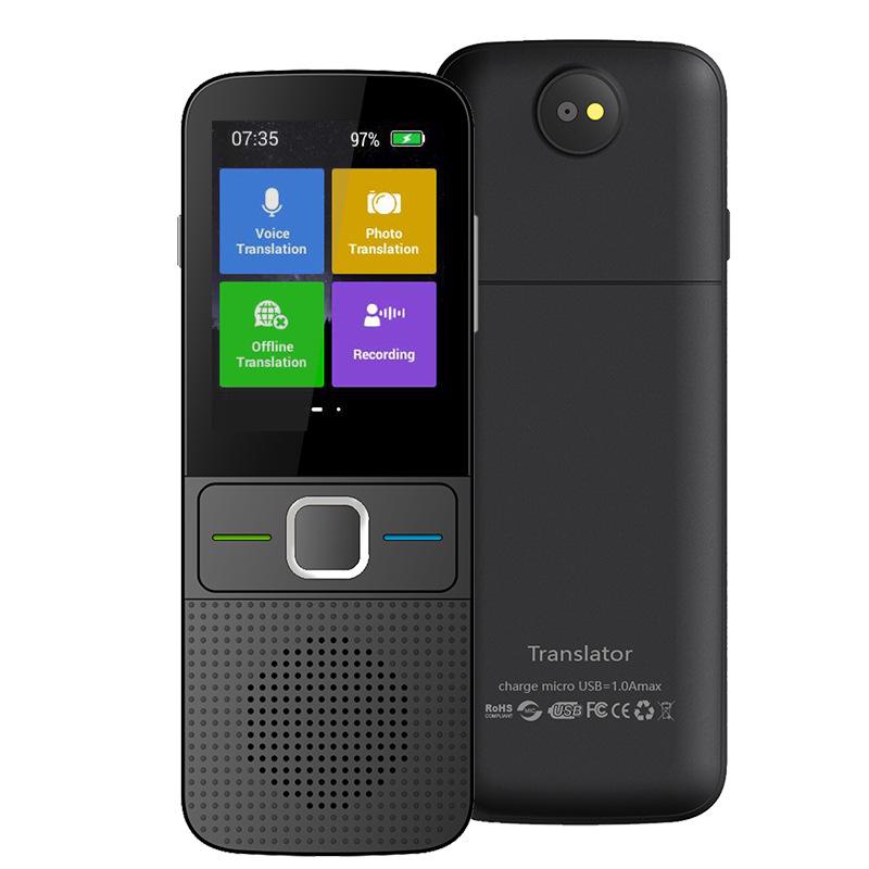 T10 Smart Voice Translator with Offline Support for 14 Countries, 138 Languages, WiFi, Photo & Recording Features.