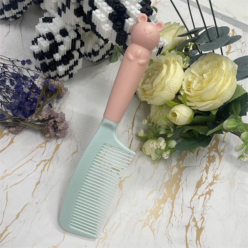 

Cartoon Paddle Brush for Women s Long Hair - Anti-Static, Portable, Cute Hairdressing Comb