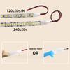 12V LED Strip SMD 2835 1M 2M 3M 4M 5M LED Stripe Tape Light 120LED/M 240LED/M Warm White Flexible Strip Ribbon Home Decor Light