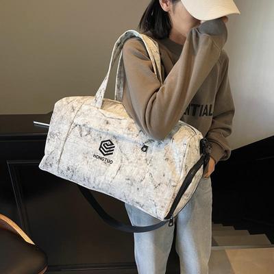 Women's Fashionable Lightweight Travel Trolley Bag: Large-Capacity Handbag for Short Trips and Sports