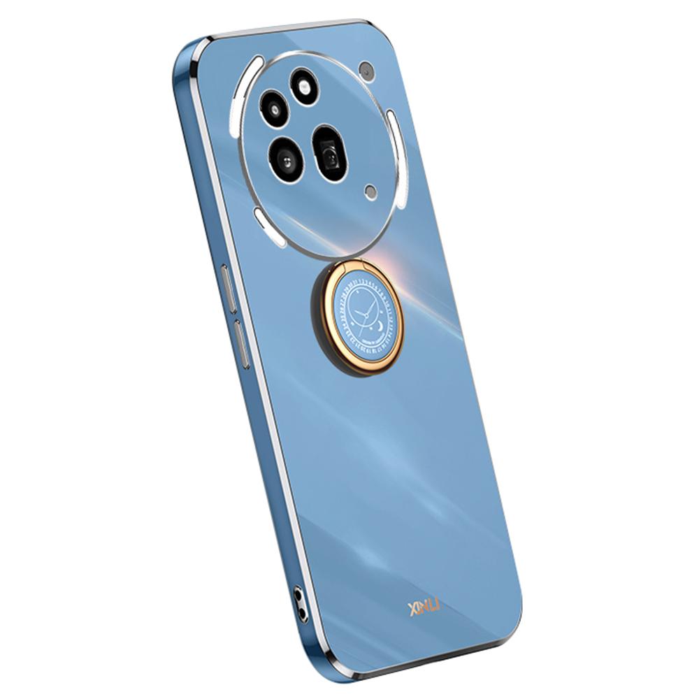 XINLI For Nothing Phone (3a) Pro Case Ring Kickstand Electroplating TPU Phone Cover