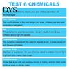 50Pcs 6-in-1 Pool PH Residual Chlorine Alkalinity Hardness Test Paper Strip