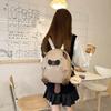 Schoolbag New Schoolbag Female Cute Ugly Cute Cartoon Children's Spring Outing Backpack Personality Funny Travel Lightweight Small Backpack