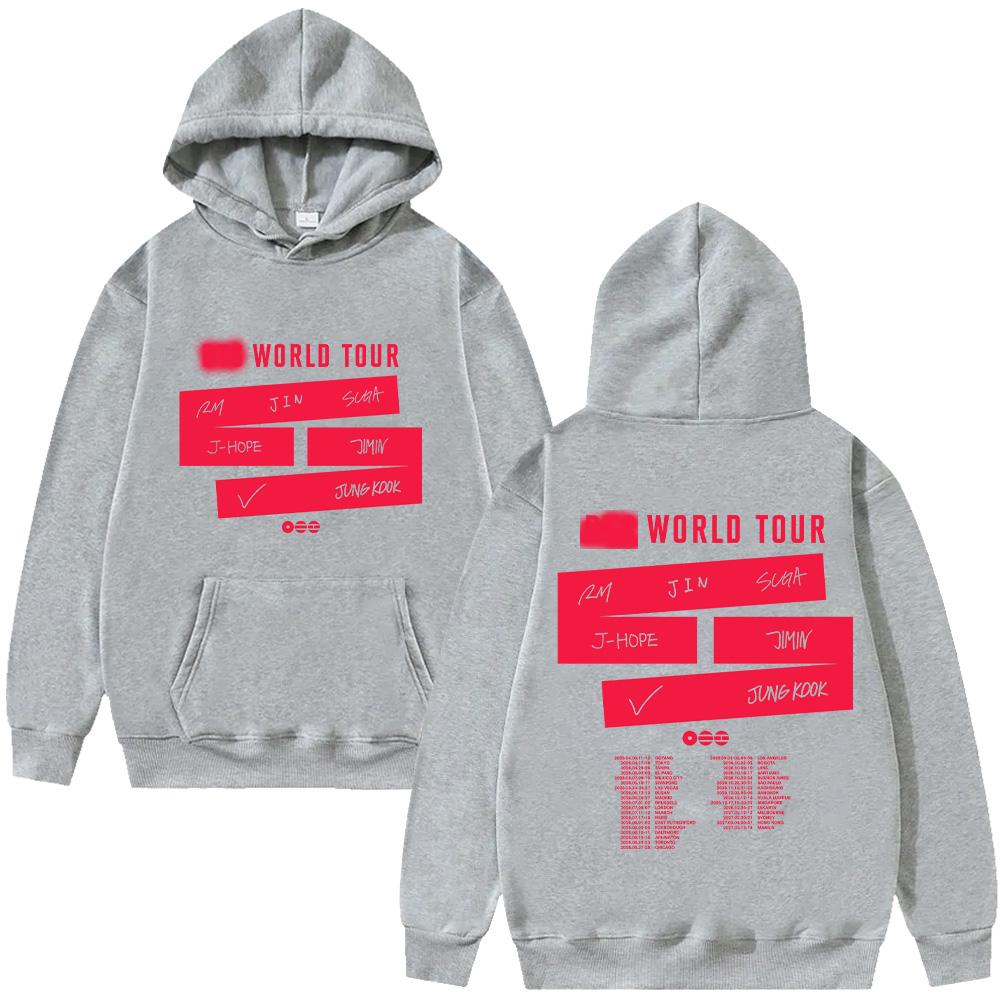 The 5th Album World Tour Hoodies New Y2k Fashion Sweatshirt Men and Women Long Sleeve Pullovers High Street Casual Clothes