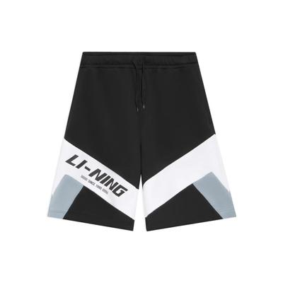 Sports Fashion Series Colorblock Casual Sports Shorts Men Bottoms Black AKSR569-5