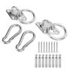 Stainless Steel Ceiling Hanging Kit High Hardness Suspension Bracket Hook Hanger for Yoga Hammock Swings