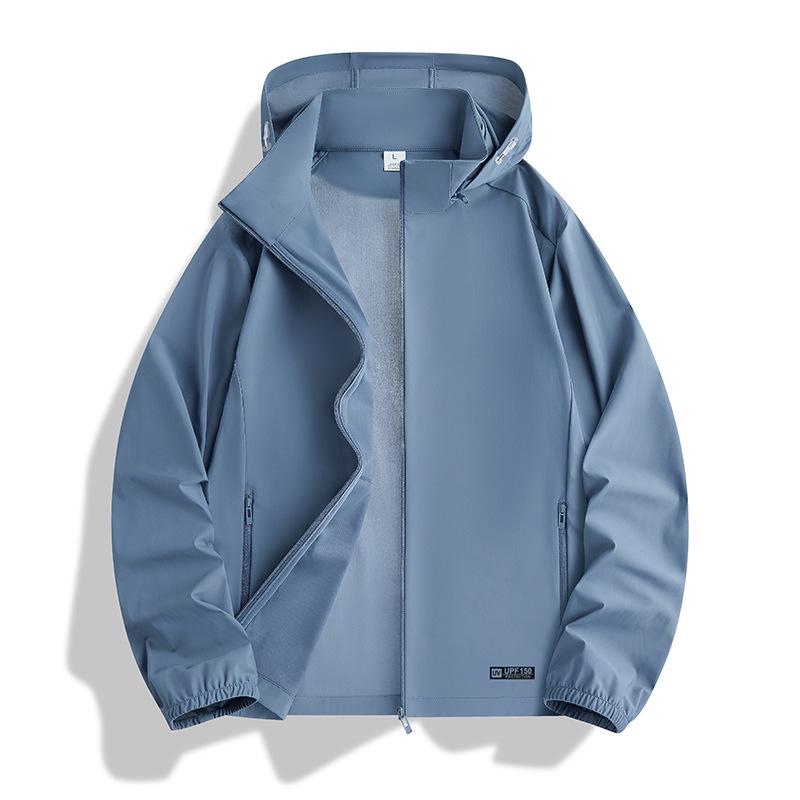 Unisex UV Protection Cooling Jacket: Lightweight, Breathable, Hooded, Sun Protection for Outdoor Activities