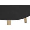 Table Basse - Moderne - Noir Doré - Aluminium - 122 Cm - Design Contemporain
