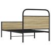 Vidaxl Cama Sin Colchón, 80X200 Cm, Roble Sonoma