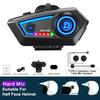 JYD-C50 Motorcycle Helmet Bluetooth 5.4 Headset Hands Free Call IPX67 Waterproof 500mAh Headset Speakers HiFi Stereo RGB Light