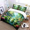 Frog Decoration Set For Garden Soft Comfortable Duvet Cover Bedding Set Included 1*Duvet Cover & 2*Pillowcases, Gift