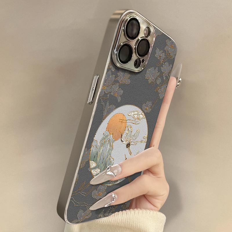 

Yunhe Magnolia for Apple 16e Mobile Phone Case for IPhone15 New Model 14plus Niche 13promax For Apple 7