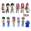 6pcs Kpop Demon Hunters Action Figures Set Derpy Tiger Rumi Mira Zoey Sussy Collectible Dolls for Fans Christmas Gift