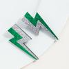 New Creative Acrylic Stud Earrings for Women Funny Glitter Multicolor Lightning Drop Earring Punk Trendy Jewelry Gift