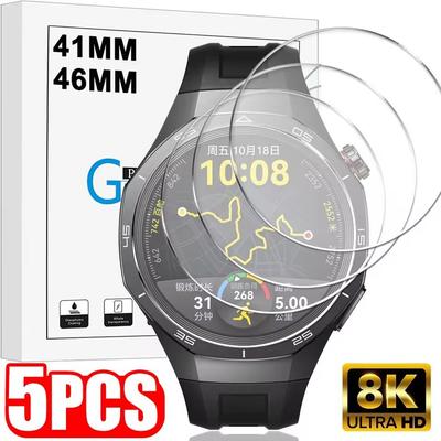 1-5Pcs HD Clear Tempered Glass for Huawei Watch GT 6 46/41mm Screen Protector Anti-scratch Film for Huawei Watch GT6 Pro 46mm