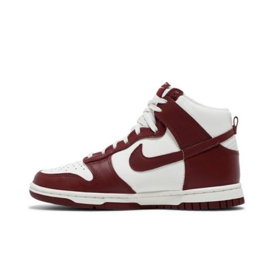 

Nike Dunk High Team Red DD1869-101 Women s Shoes EU 40.5 слонова кістка/червоний