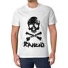 Agrination Men's Tees Rancid Print Casual Short Sleeve T Shirts Summer Tops