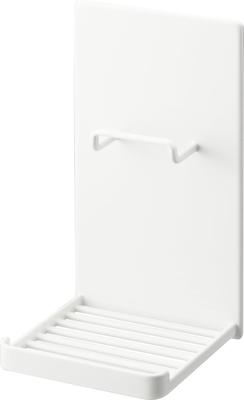 Yamazaki Jitsugyo Magnet Portable Speaker Tray White W10 X D10 X H20cm Tower Speaker Stand Bath Rack Bathroom Rack 1947 Approx.