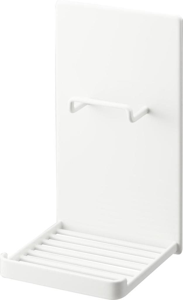 Yamazaki Magnetic Portable Speaker 10cm W X 10cm D X 20cm Speaker Bath Bathroom 1947 Tray, White, Approx. H, Tower, Stand, Rack, Rack,