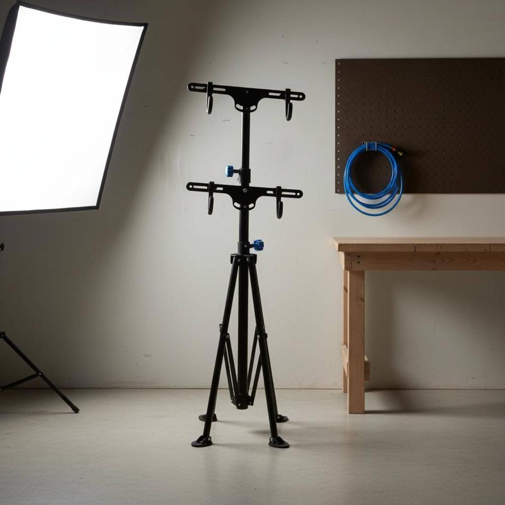 Space Saving Bicycle Repair Stand Foldable Bike Maintenance Rack Tool for Travel