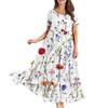 2026Y2 Floral Casual Vacation Dress Big Pendulum Medium and Long Dress Women's New Skirt