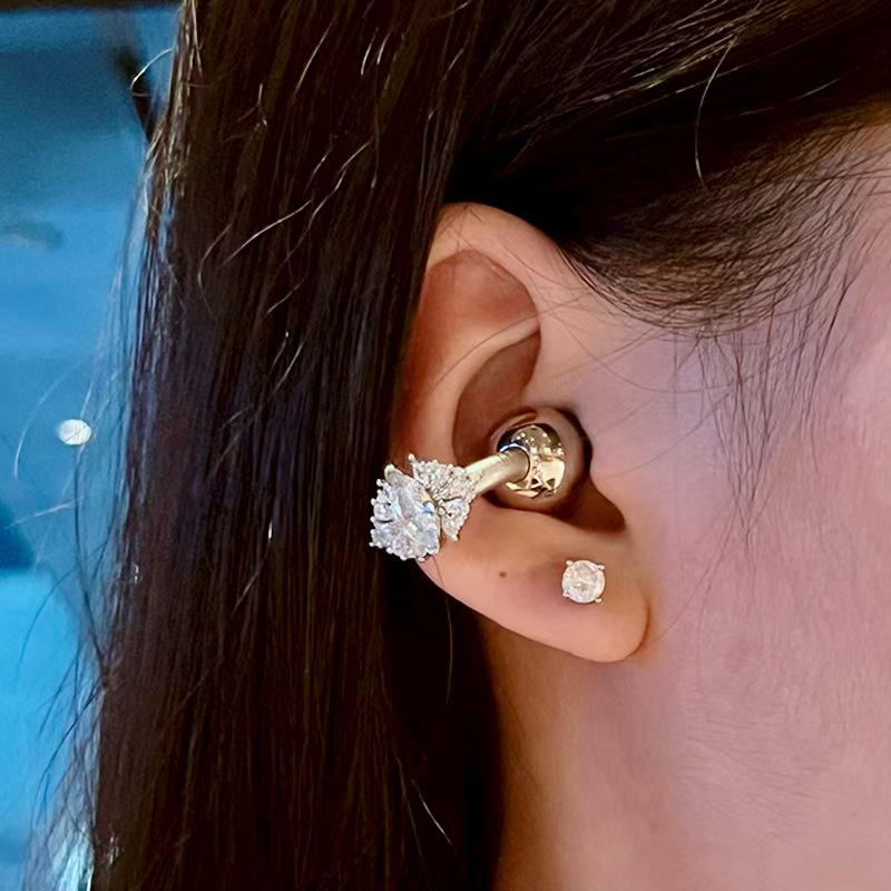 Huawei FreeClip Full Diamond Butterfly Ear Clip Hanging Accessories Single Clip