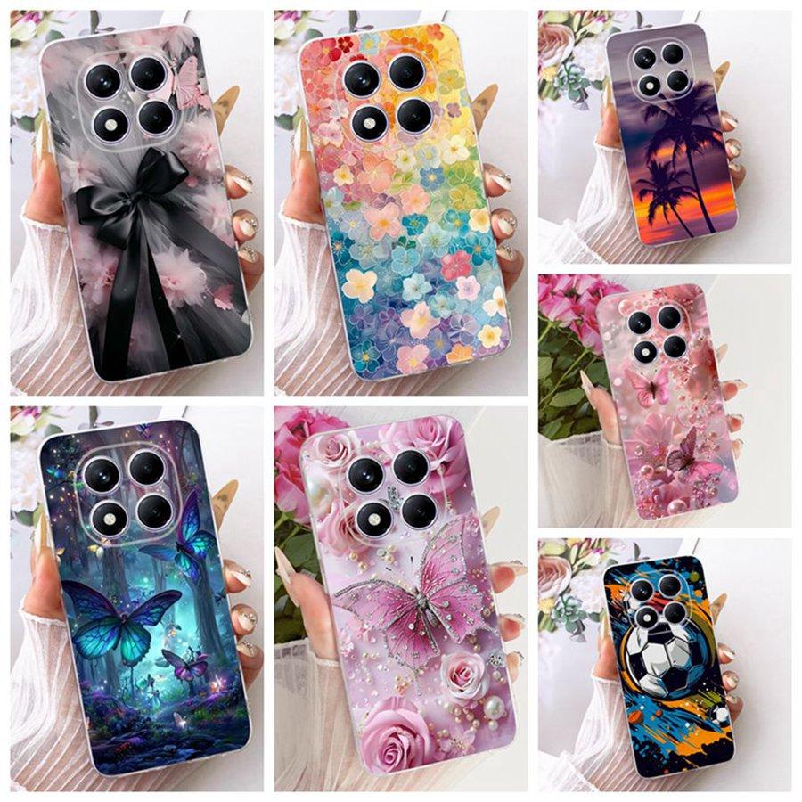 For Xiaomi Redmi Note 14 Pro Case Soft Silicone TPU Butterfly Painted Phone Case For Redmi Note14 14 Pro 4G Cover Coque