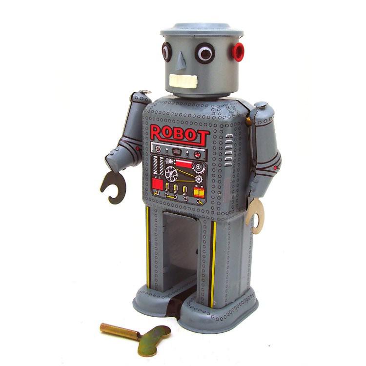 MS646 Tinplate Mechanical Robot Adult Collectible - Creative Gift Tin Toy MS646