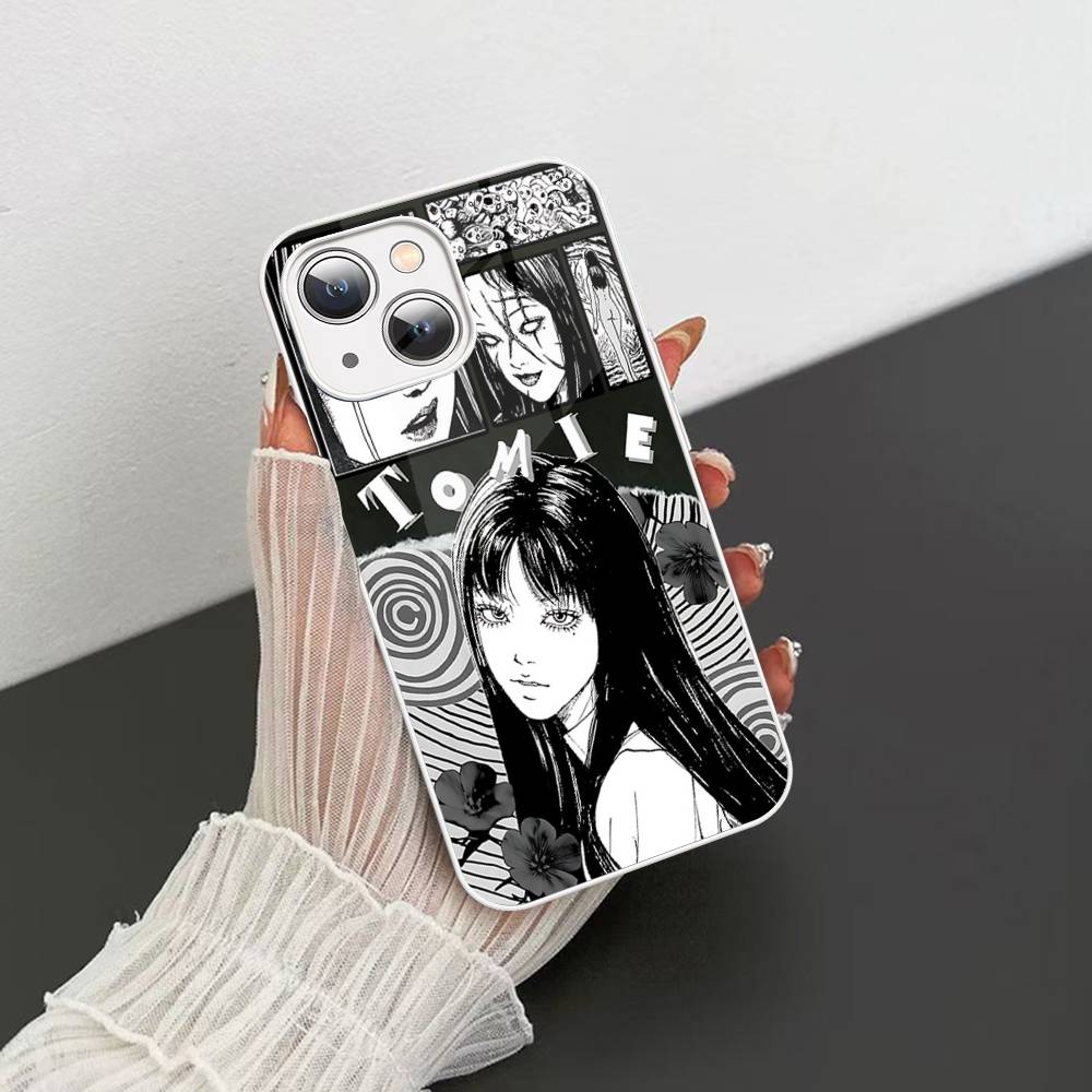 Horror Comic Tomie Tempered Glass For Iphone 14 13 12 11 Pro Mini XS MAX 14Plus X XS XR Cover