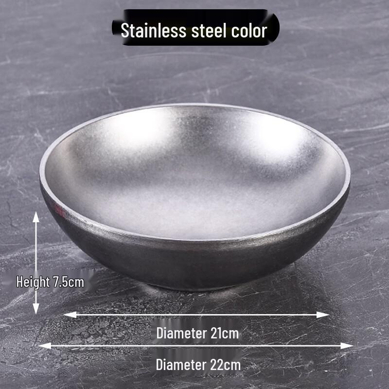 Lijia 304 Stainless Steel 22cm Korean Multi-purpose Bowl
