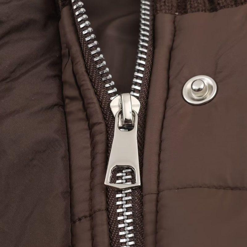 Za New Arrival Women's Clothing ZR Fashion Style Export Fashion All-Match Casual Knitting Stitching Jacket Outwear