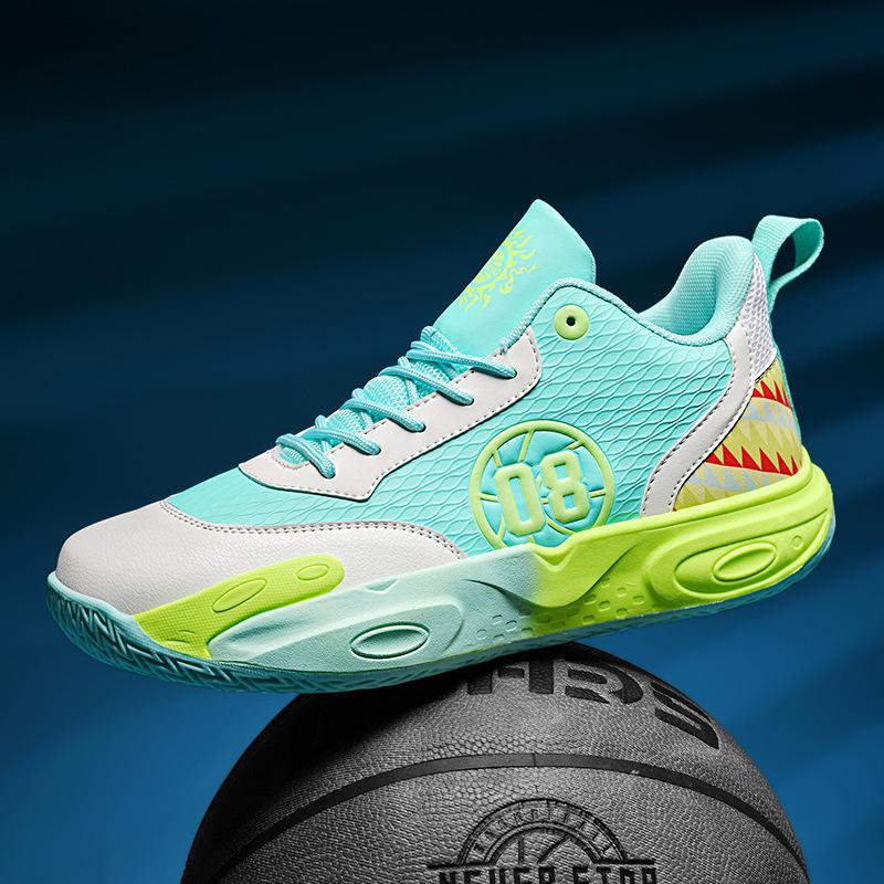 Basketball Shoes Men'S High-Top Combat Boots Actual Training Teenagers Primary And Secondary School Students Adult Men'S Sports Shoes